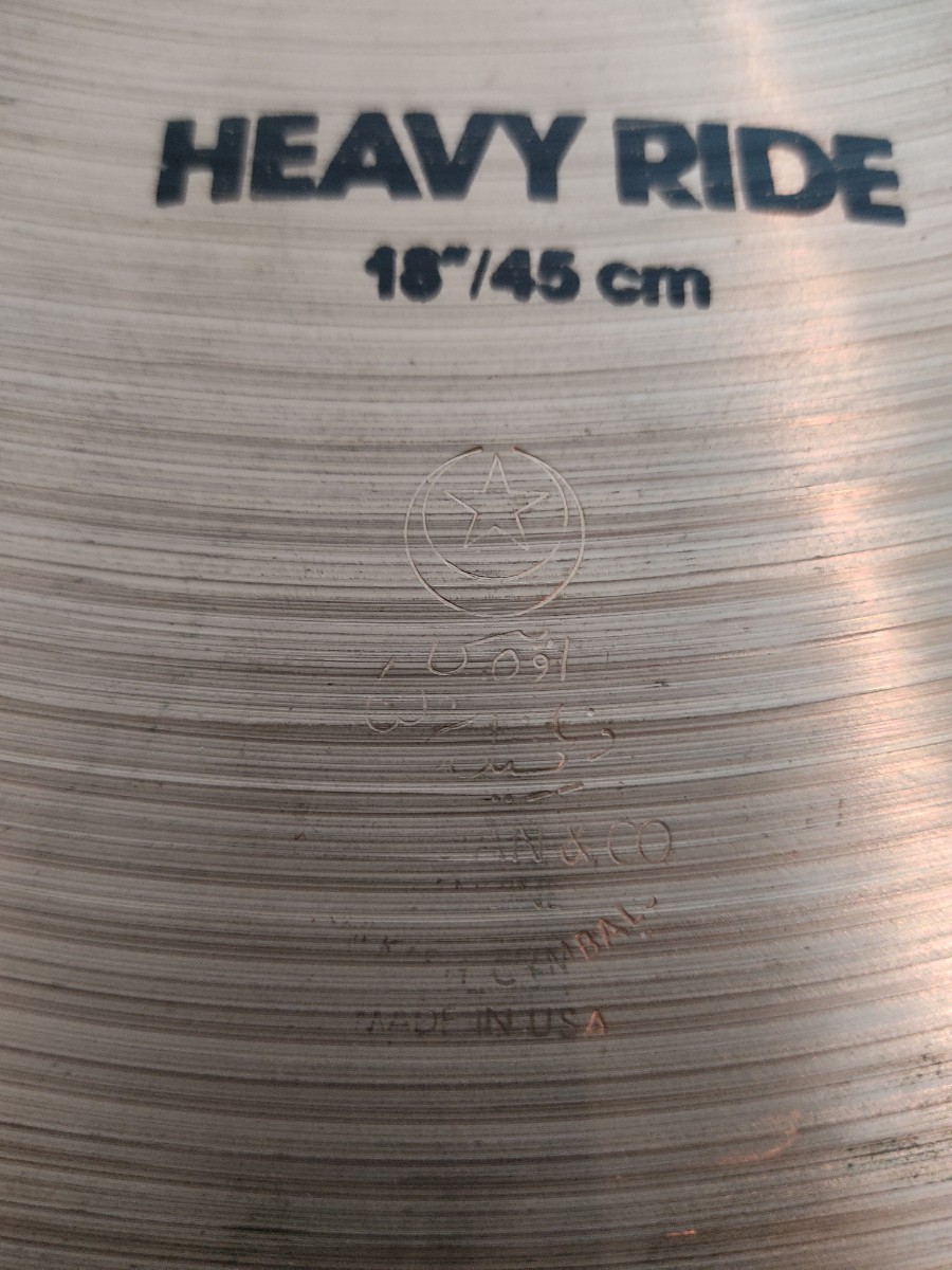 K Zildjian Heavy Ride 18インチ 1896g_画像2