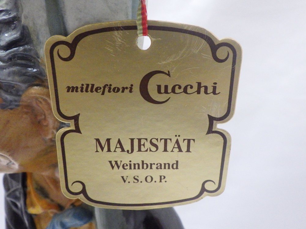 B23-2651 millefiori Cucchi ミッレフィオーリ クッチ MAJESTAT マジェスタ VSOP 陶器ボトル ブランデー特級 500ml 38% 洋酒 古酒 (楽器)_画像5