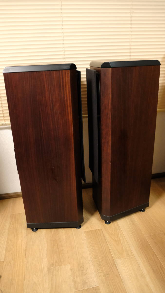 福岡発 TANNOY タンノイ スピーカー ペア D500 Rosewood 音出 動画有 直接受渡歓迎_画像4