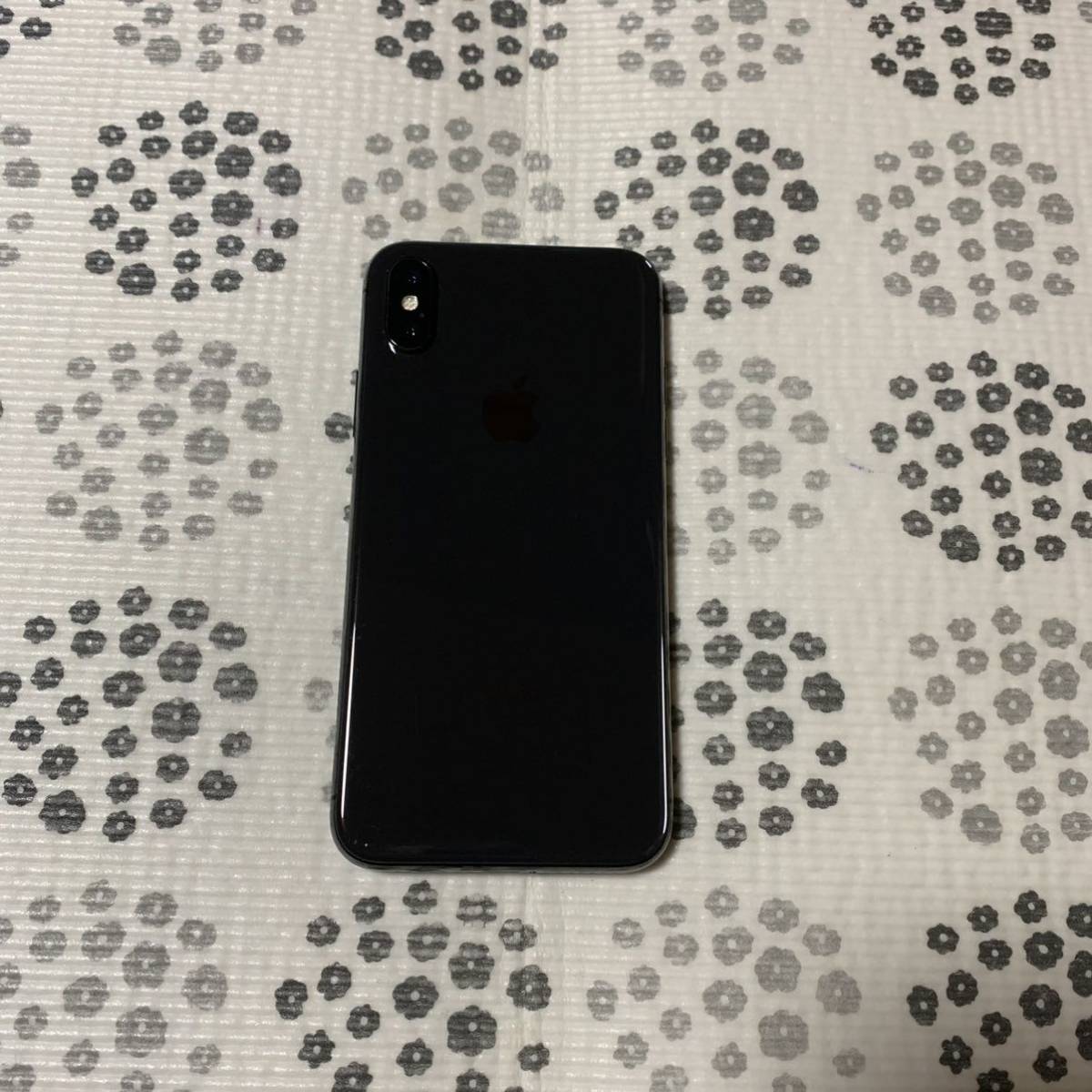 美品 SIMフリー iPhoneX 64GB スペースグレー ロック解除済 バッテリー