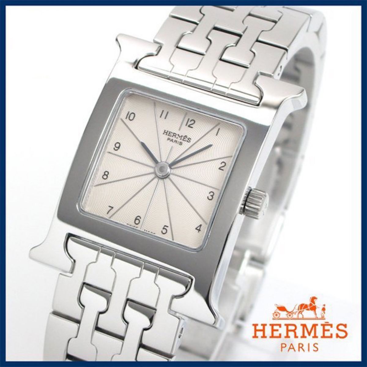 エルメス　HERMES【HH1.210】Hウォッチ 時計　極美品