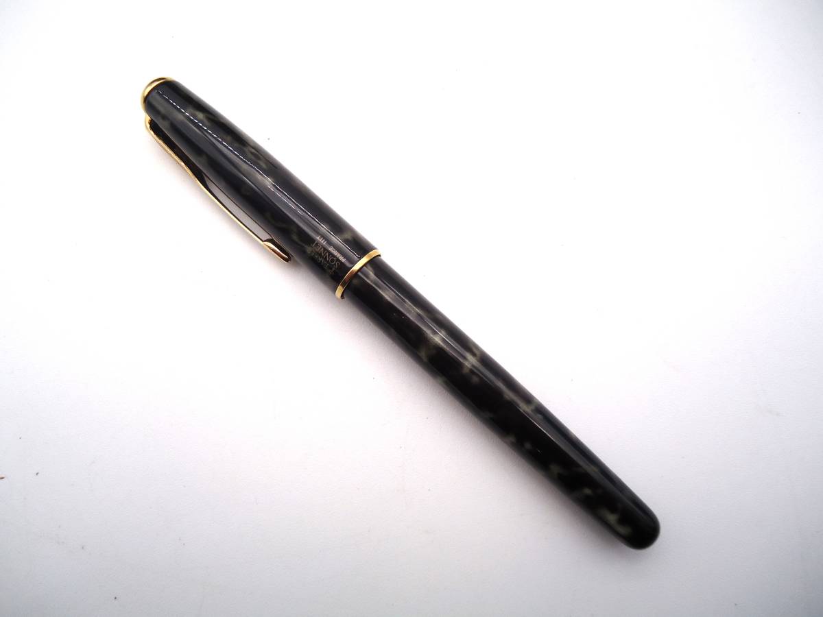  PARKER パーカー　SONNET 　万年筆 18K 750 マーブル 柄 　 ソネット_画像2