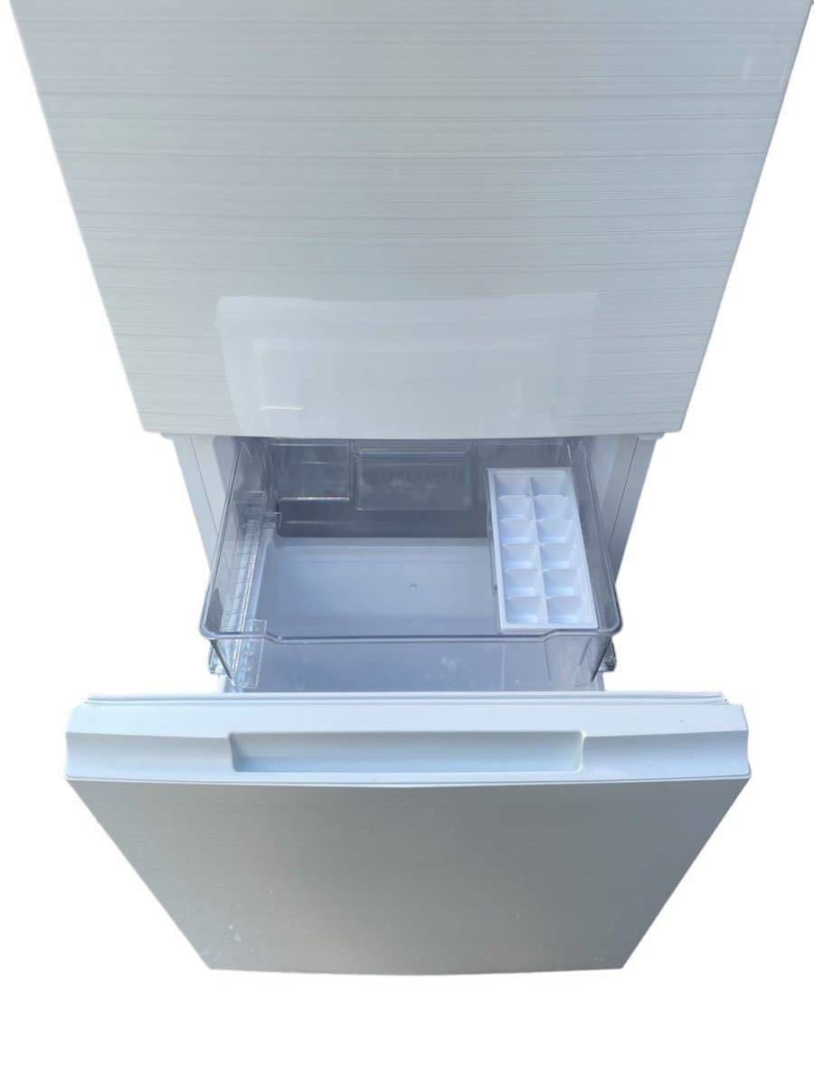 SHARP シャープ ノンフロン冷凍冷蔵庫 SJ-D15G-W 2ドア冷蔵庫 つけかえどっちもドア LED照明 全定格内容積：152L 2021年製_画像7