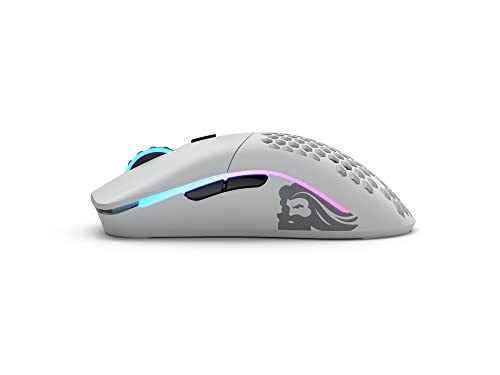 Glorious グロリアス モデルo 無線 ゲーミング マウス 白 軽量 RGB wireless mouse ワイヤ・・・_画像2