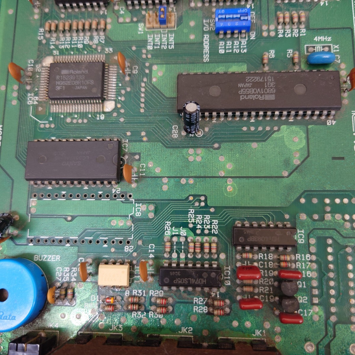 k11161721 Roland PC-98用 MIDIボード MPU-PC98II ローランド 動作未確認 サビ有り　ジャンク_画像7