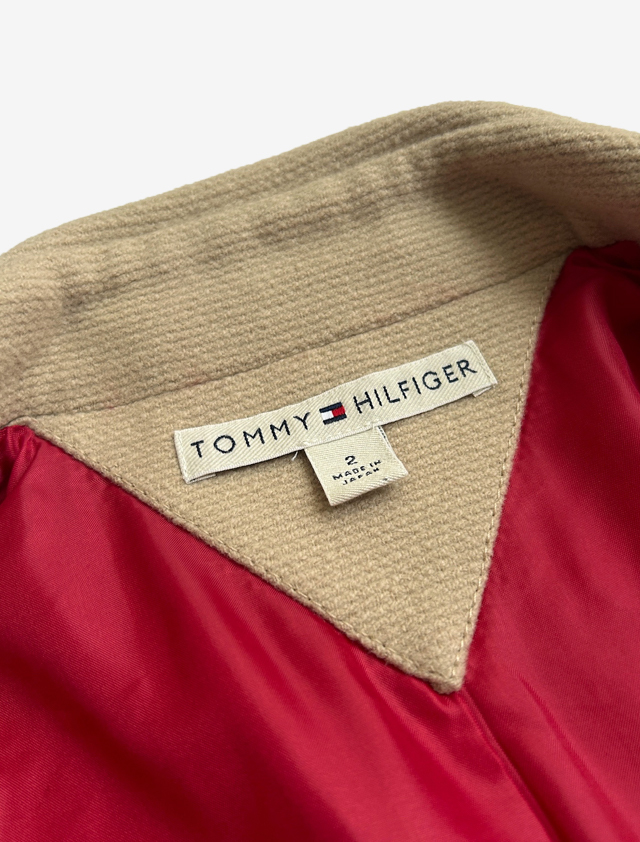 TOMMY HILFIGER トミーヒルフィガー ピーコート ベージュ サイズ2_画像6