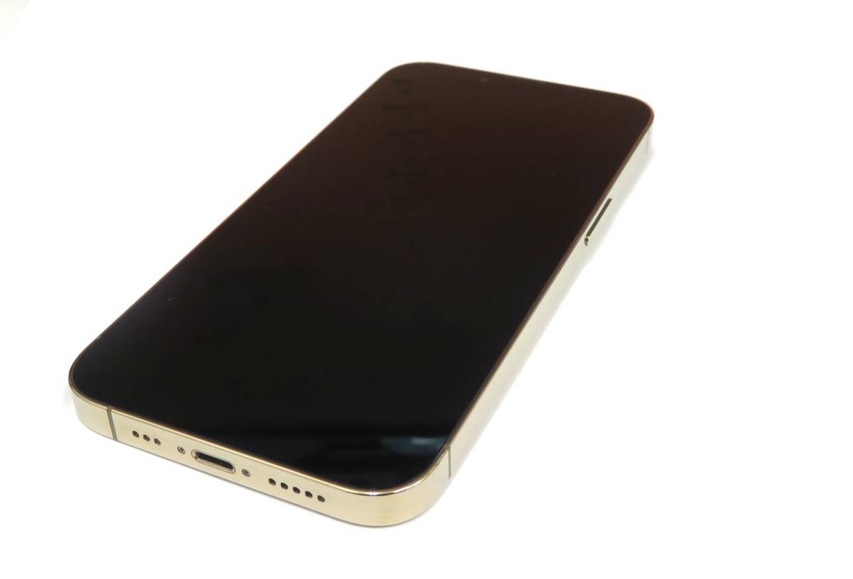 ・72815 美品 Apple iPhone13 Pro 256GB SIMフリー バッテリー容量85% ゴールド MLUQ3J/A _画像9