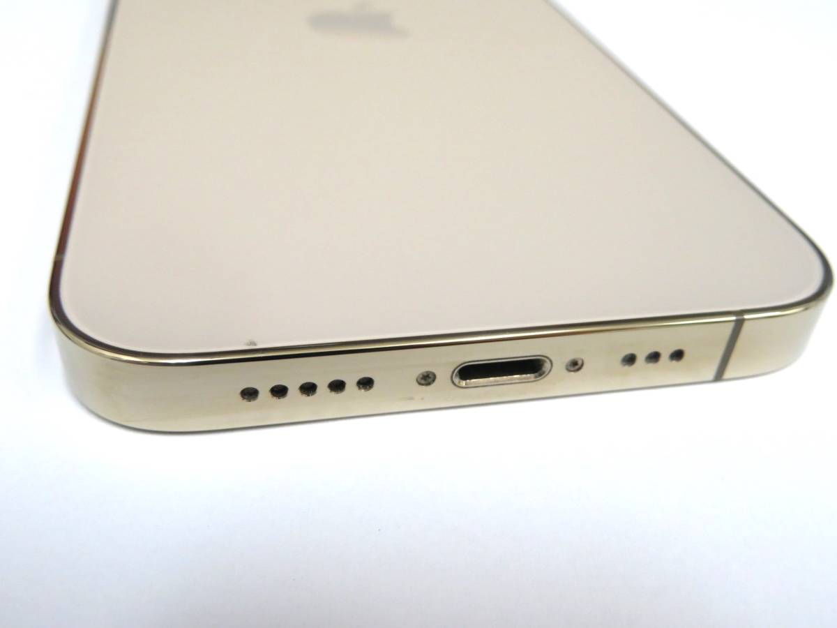 ・72815 美品 Apple iPhone13 Pro 256GB SIMフリー バッテリー容量85% ゴールド MLUQ3J/A _画像7