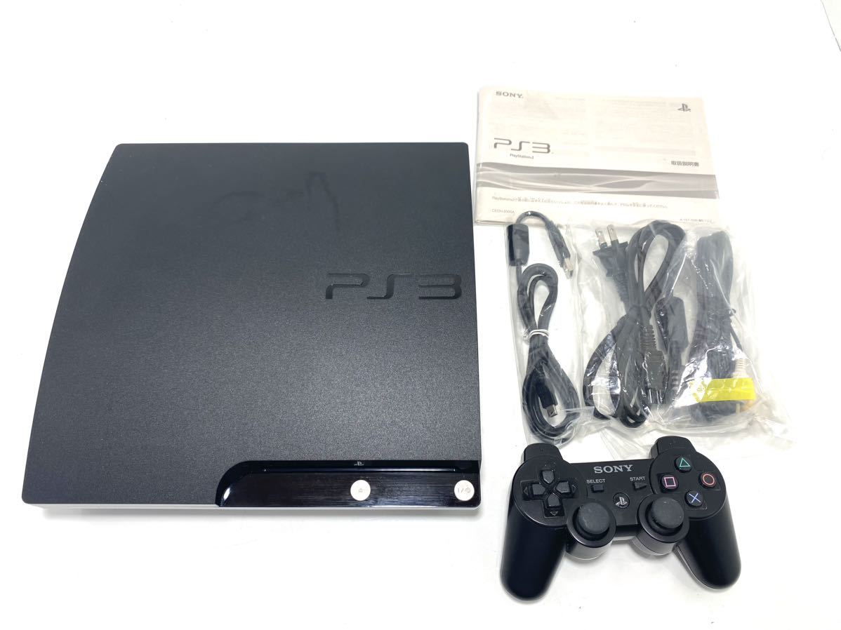 SONY PlayStation3 動作品 本体 プレイステーション PS3 コントローラー CECH-2000A 120G 箱付き プレステ _画像2