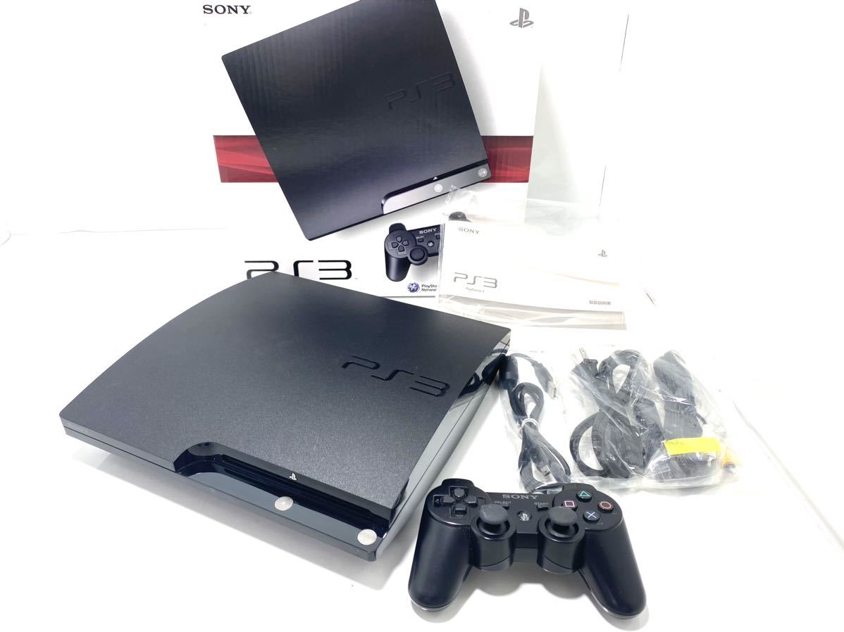 SONY PlayStation3 動作品 本体 プレイステーション PS3 コントローラー CECH-2000A 120G 箱付き プレステ _画像1