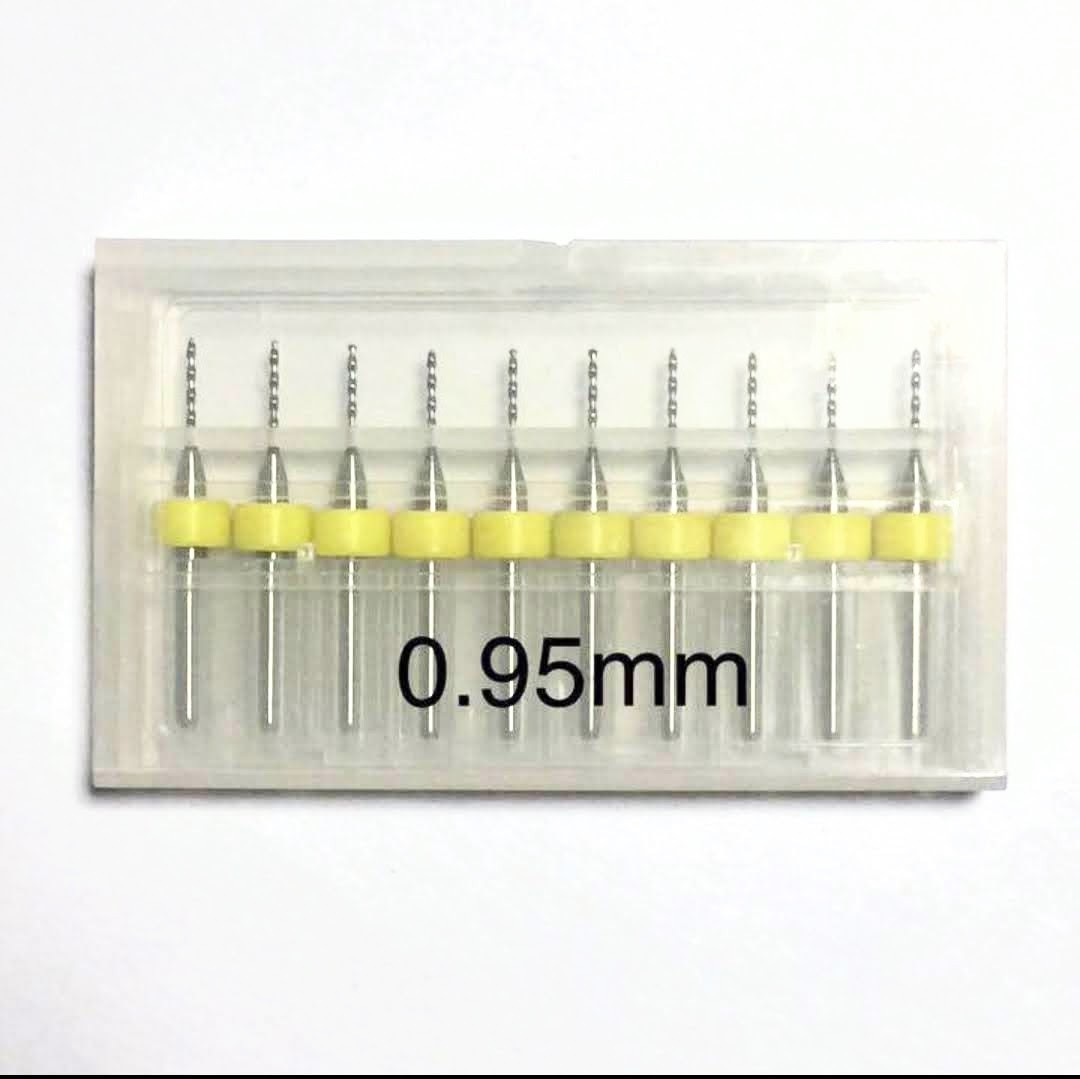 0.95 mm 極細 超硬 精密ドリル10本組 削れ最高です！御試し特価_画像3