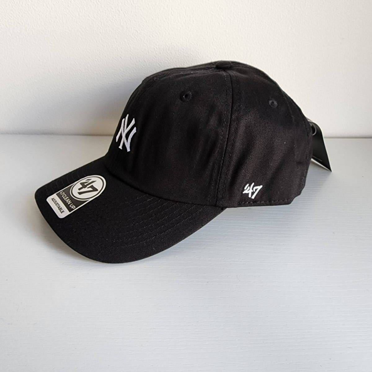 【未使用】MLB キャップ メジャーリーグ 47Brand帽子 CAP ニューヨーク ヤンキー Yankees 男女兼用　黒_画像4