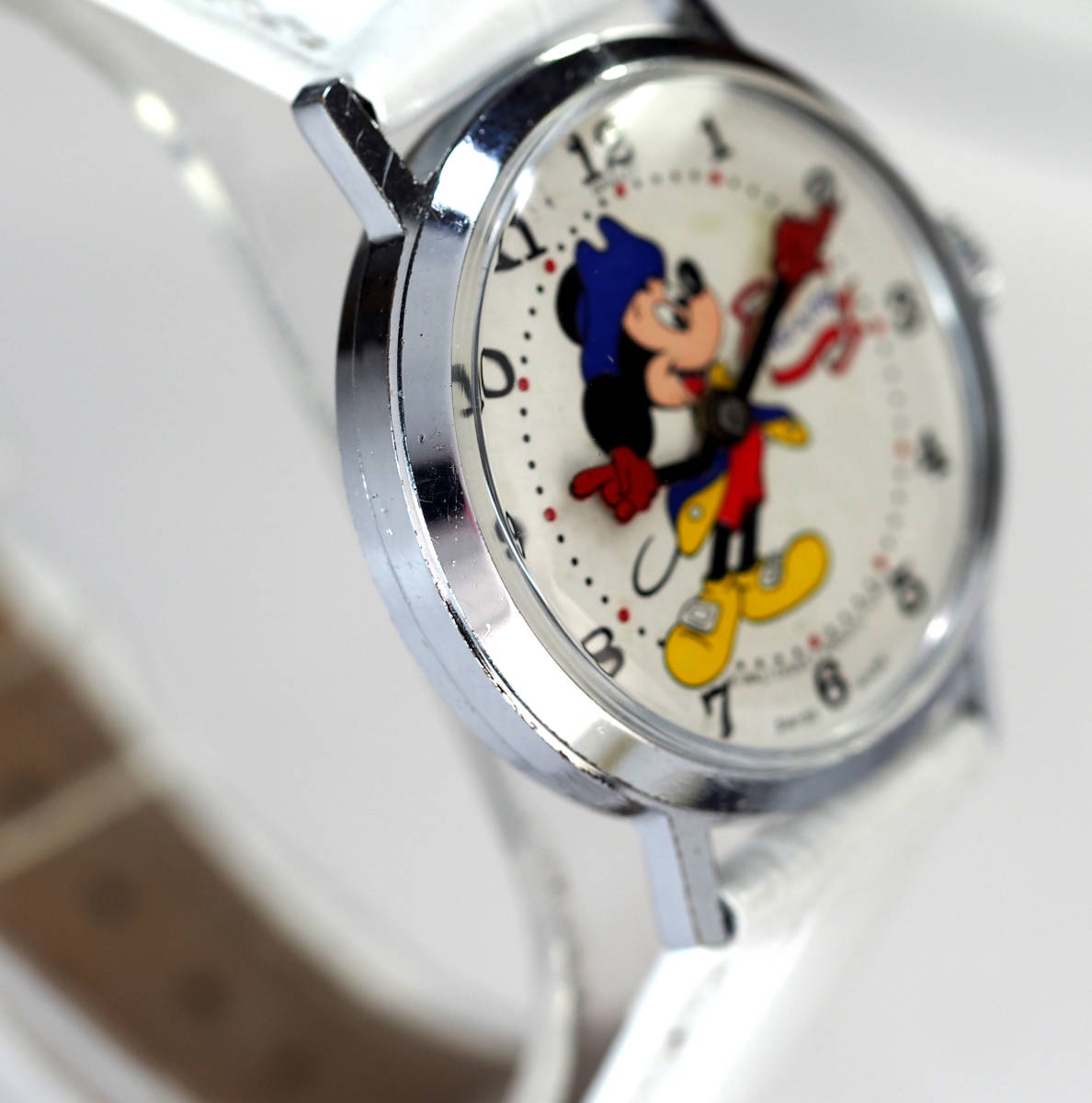 整備済 稼働 ミッキーマウス 独立記念 200周年 1970年代 BRADLEY 機械式手巻き 腕時計 ベルト新品 ディズニー ブラッドレイ ブラッドリー_画像5