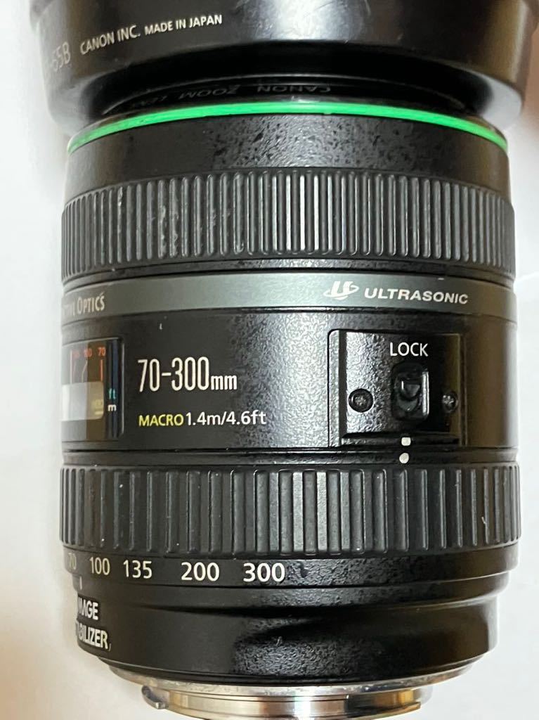 【ZG-1】Canonキャノン ZOOM LENS EF 70-300mm 1:4.5-5.6 DO IS USM Φ58mm ULTRASONIC+レンズフード:ET-65B付き/ヤマト60s_画像9