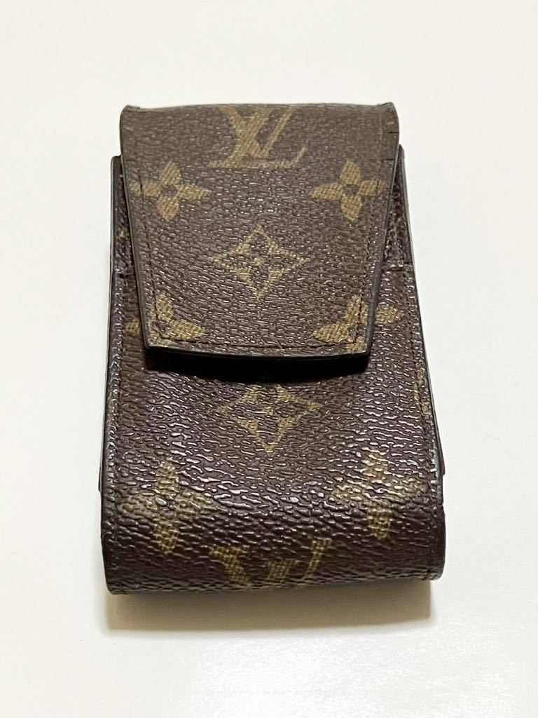 【ZK-29】LOUIS VUITTON ルイヴィトン モノグラム エテュイ シガレットケース タバコケース/ネコポス230円_画像1