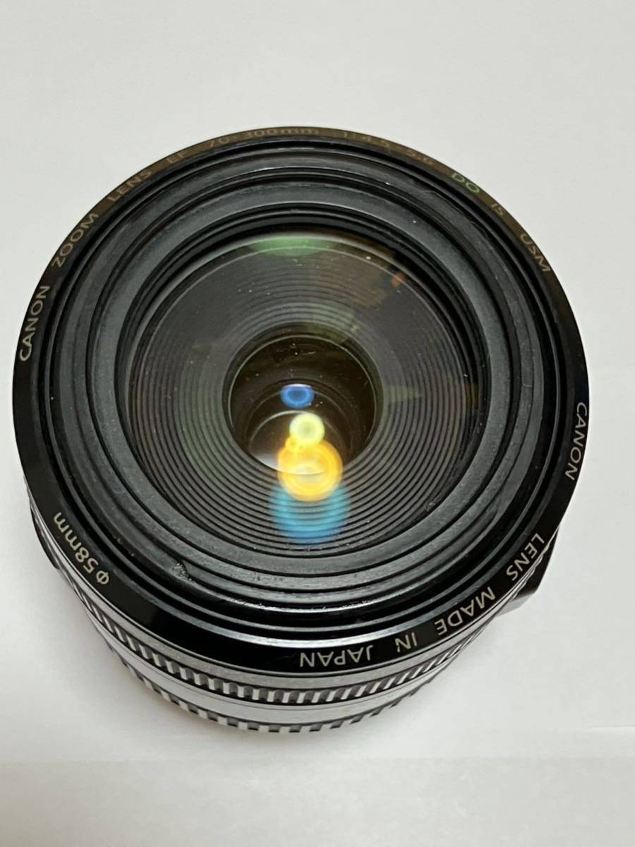 【ZG-1】Canonキャノン ZOOM LENS EF 70-300mm 1:4.5-5.6 DO IS USM Φ58mm ULTRASONIC+レンズフード:ET-65B付き/ヤマト60s_画像7