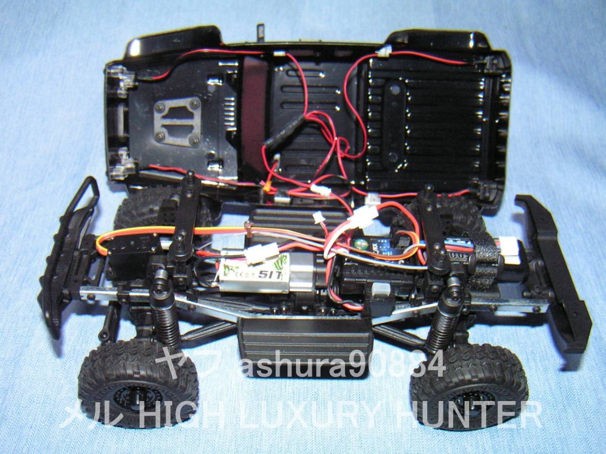 1/18 Panda Hobby Tetra X1T Jeep ジープ[黒] RTR 4WDクローラー HOBBY PLUS(検索:TRAXXAS TRX4M, FMS,RocHobby)_画像5