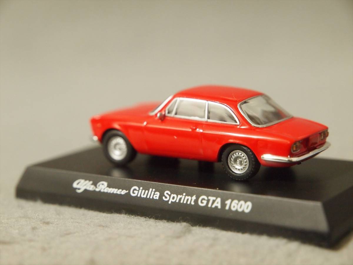 1/64 アルファロメオ ジュリア スプリント GTA 1600 レッド サークルKサンクス/京商 Alfa Romeo 1 【紙箱無】_画像6