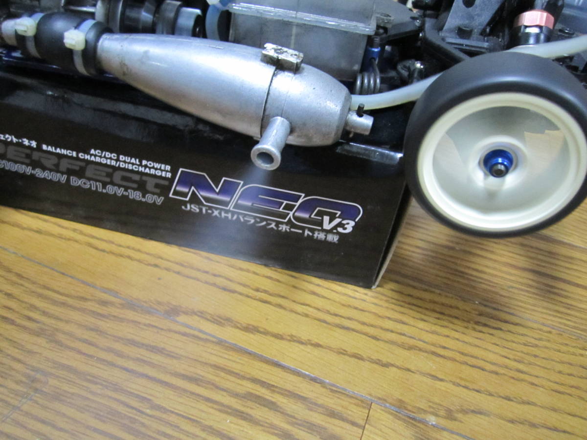 調整済み 完全動作品 1/10 京商 FW05 エンジンカー ２スピード KYOSHO GP R/C 2 speed transmission ENGINE CAR GXR15 _画像5