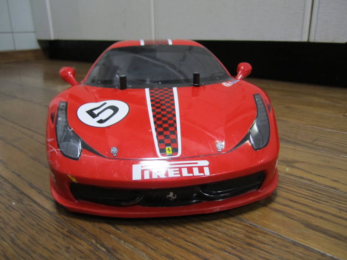 1/10 すぐ遊べる全部セット フェラーリ458 タミヤ TT02 現行2 4G 1/10 すぐ遊べる全部セット フェラーリ458 タミヤ TT02 現行2 4G