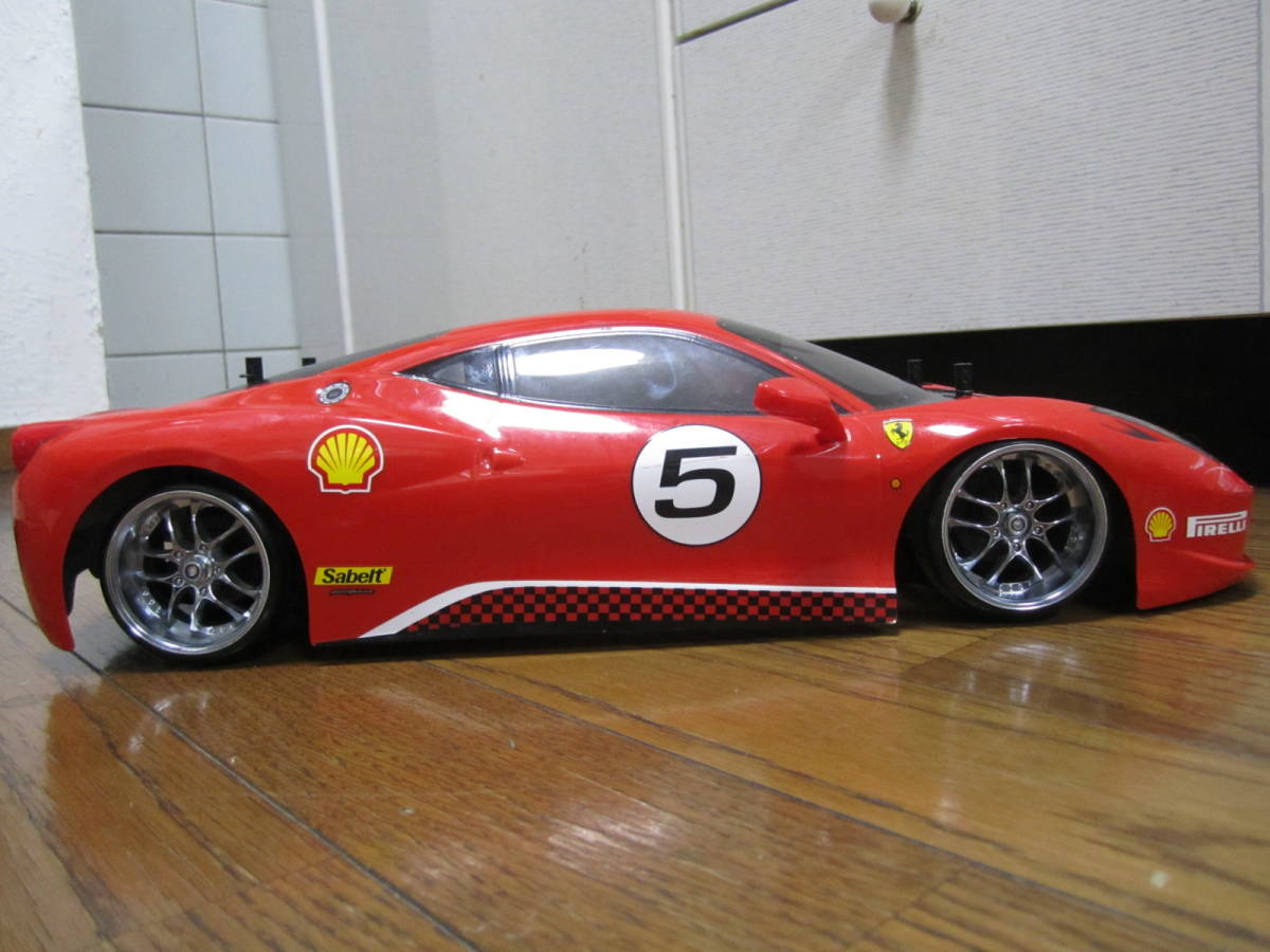 1/10 すぐ遊べる全部セット フェラーリ458 タミヤ TT02 現行2 4G 1/10 すぐ遊べる全部セット フェラーリ458 タミヤ TT02 現行2 4G