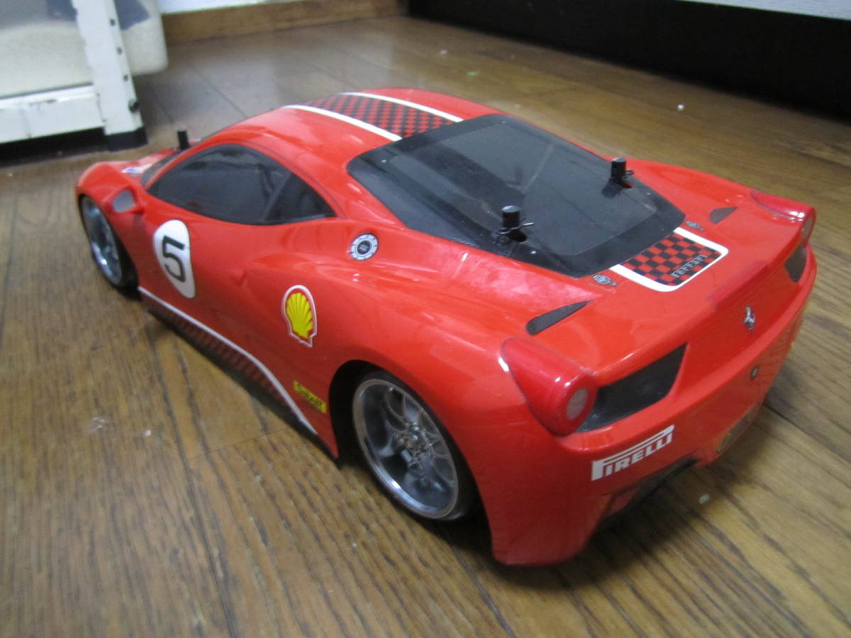 1/10 すぐ遊べる全部セット フェラーリ458 タミヤ TT02 現行2 4G 1/10 すぐ遊べる全部セット フェラーリ458 タミヤ TT02 現行2 4G