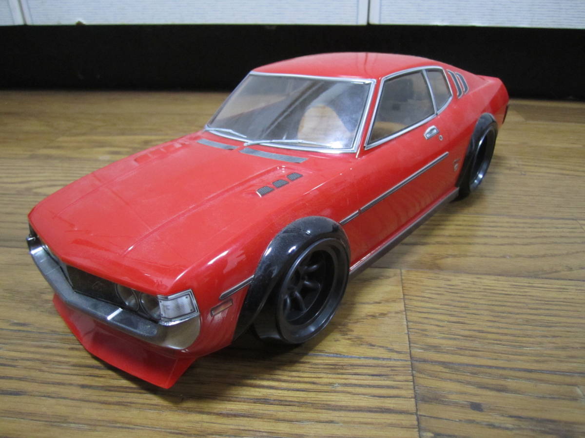 新品 1/10 Toyota セリカ 2000 GT LB リフトバック ラジコン ダルマセリカ 豪華 ワタナベ風ホイール 別売り フェンダーミラー付 ABC ホビー_画像7