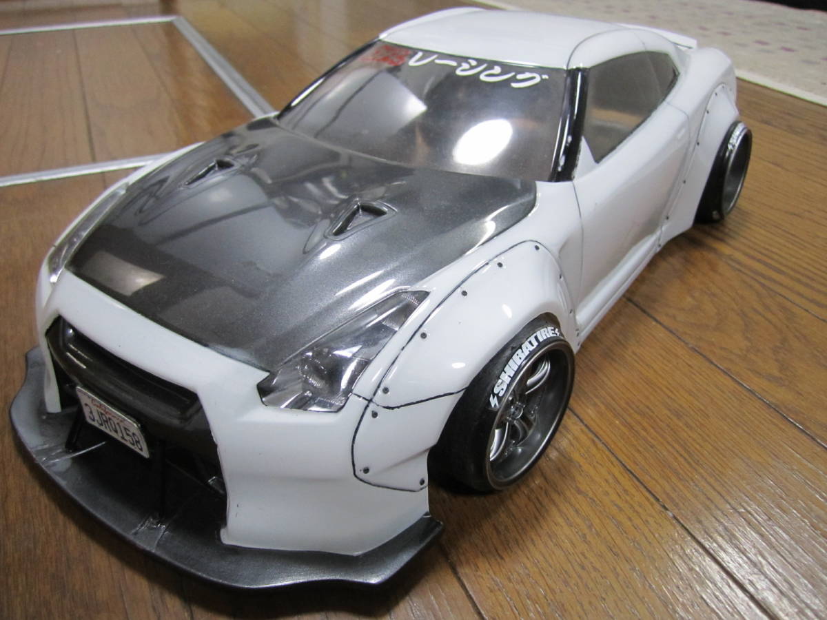 ラジコンボディ 1/10 スカイライン R35 LB performance LB-WORKS NISSAN R35 GT-R SKYLINE 日産 R/C BODY リバティーウォーク _画像1