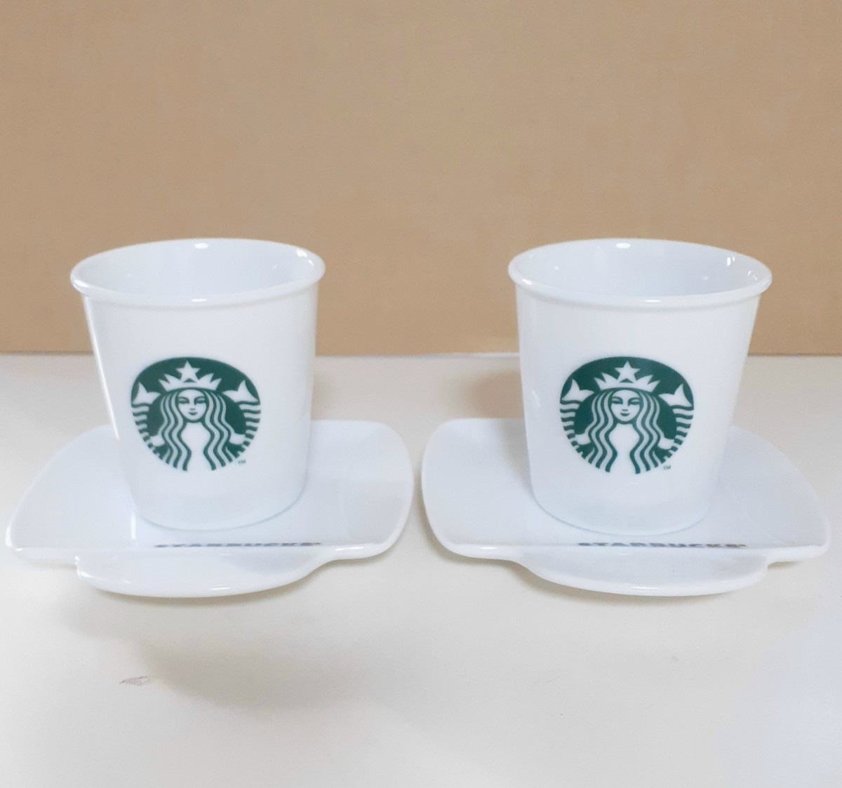 STARBUCKS スターバックス スタバ デミタスカップ カップ&ソーサー_画像1