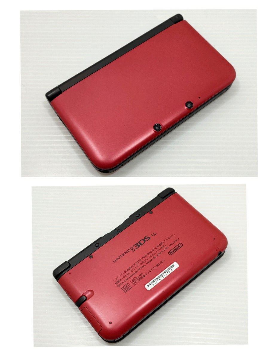 液晶発色良好】ニンテンドー3DSLL レッド×ブラック 本体 任天堂 黒 赤 液晶発色良好】ニンテンドー3DSLL レッド×ブラック 本体 任天堂 黒 赤