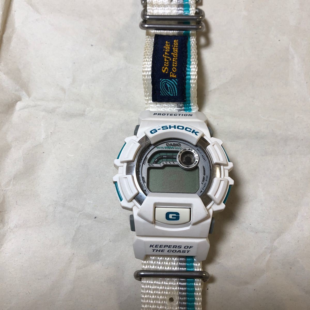 ジャンク品電池切れ　動作未確認　G-SHOCK DW-9500 サーフライダーファウンデーションコラボモデル_画像2