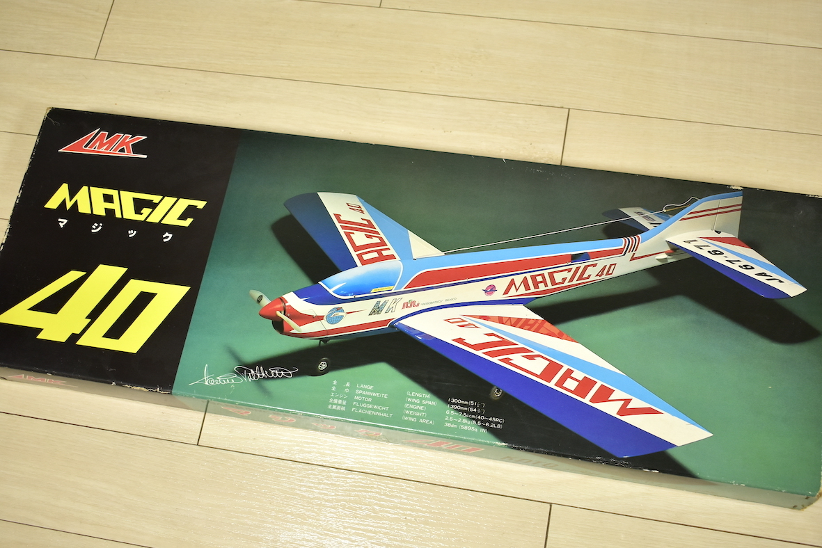航空機模型 ラジコン飛行機 キット 未開封 Yahoo!オークション - MK マジック40 未組立 ラジコン 飛行機