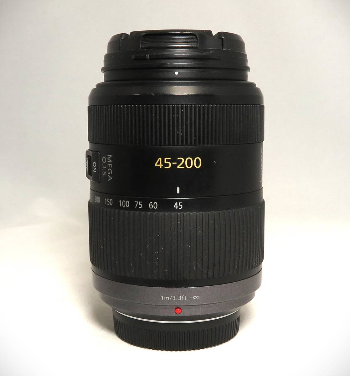 【 ジャンク品 】 パナソニック 望遠ズームレンズ マイクロフォーサーズ用 ルミックス G VARIO 45-200mm/F4.0-5.6/MEGA O.I.S. H-FS045200_画像1