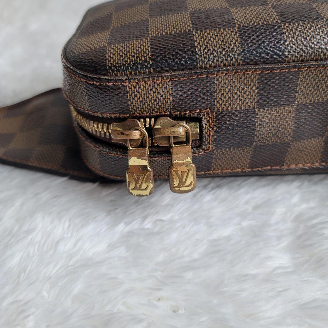 ★☆【１円スタート】☆★Louis Vuitton　ダミエ　ジェロニモス　ボディバッグエベヌ　N51994_画像4