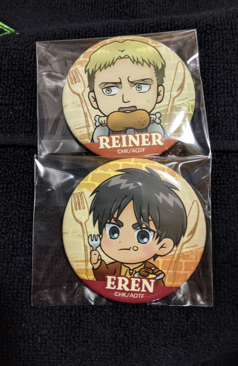 進撃の巨人 エレン 缶バッジ 幼少期 エレン・イェーガー Eren 進撃の巨人 幼少期 缶バッジ エレン ライナー|Yahoo!フリマ(旧