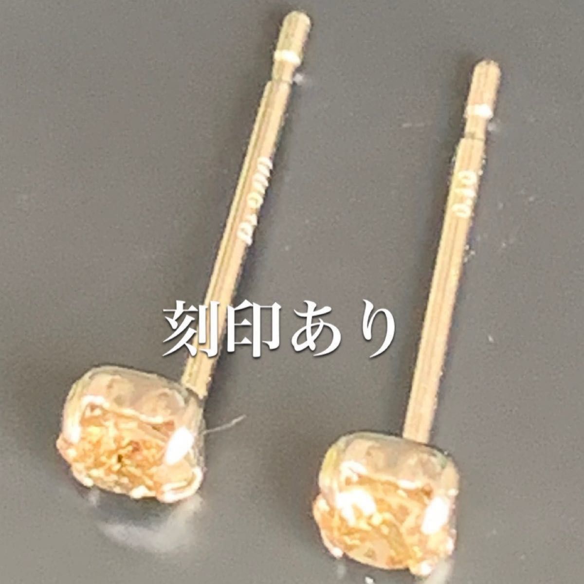 プラチナ900 天然ダイヤモンドピアス 計0.2ct