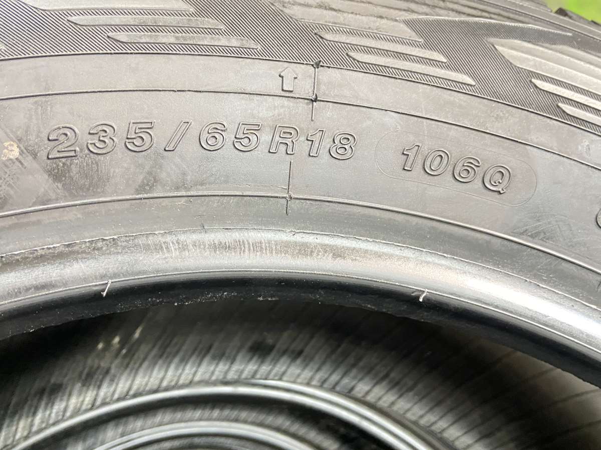 中古タイヤ スタッドレスタイヤ 4本セット 235/65R18 ヨコハマ アイスガード G075_画像5