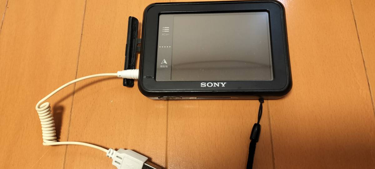 SONY(ソニー) NV-U37(ナブ・ユー)　ハンドルステー、USB充電ケーブル_画像1