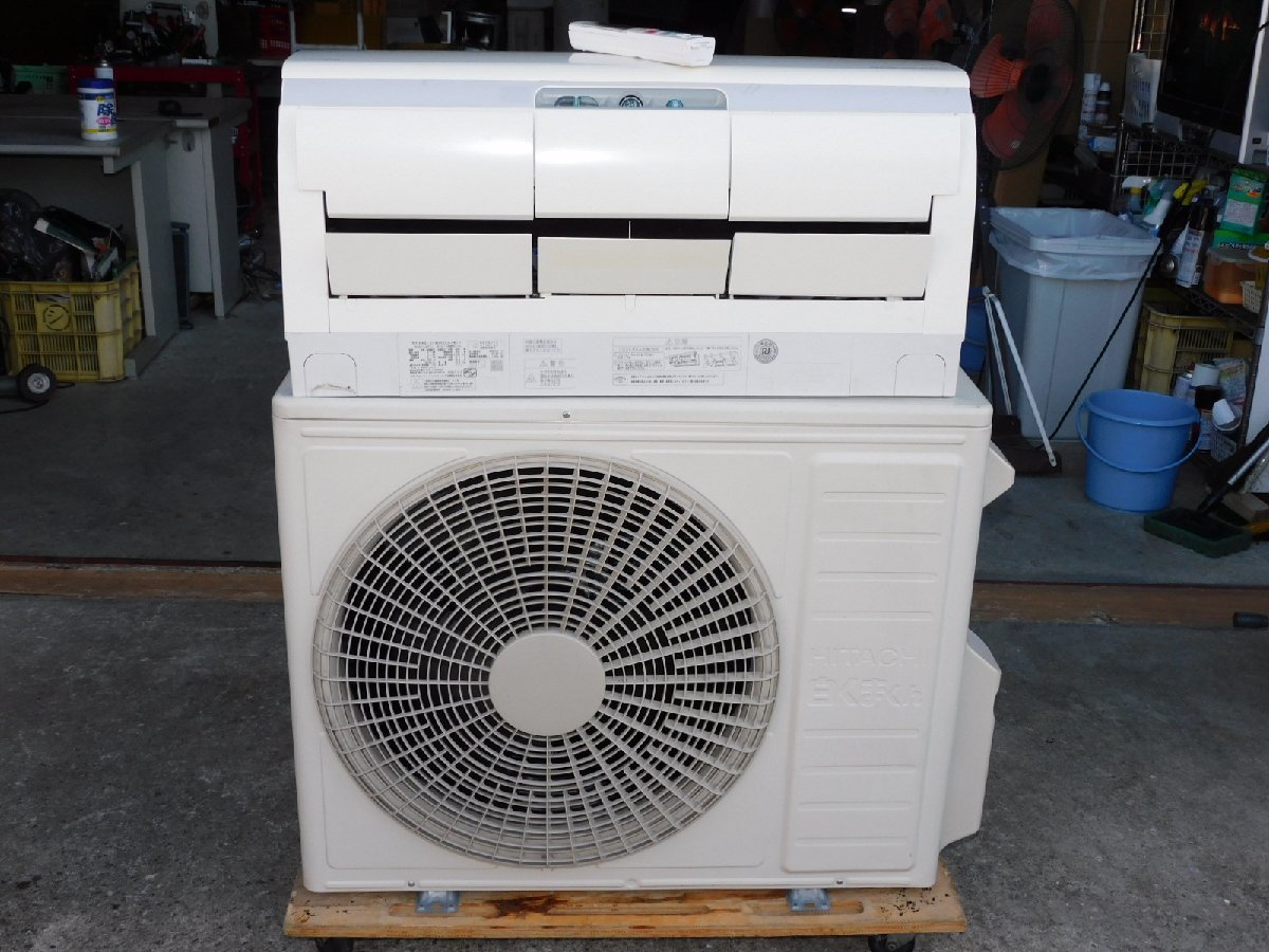 日立 ルームエアコン RAS-JT40H2E6 14畳用 200V 大きい内機 白く 日立 ルームエアコン RAS-JT40H2E6 14畳用 200V 大きい内機 白く