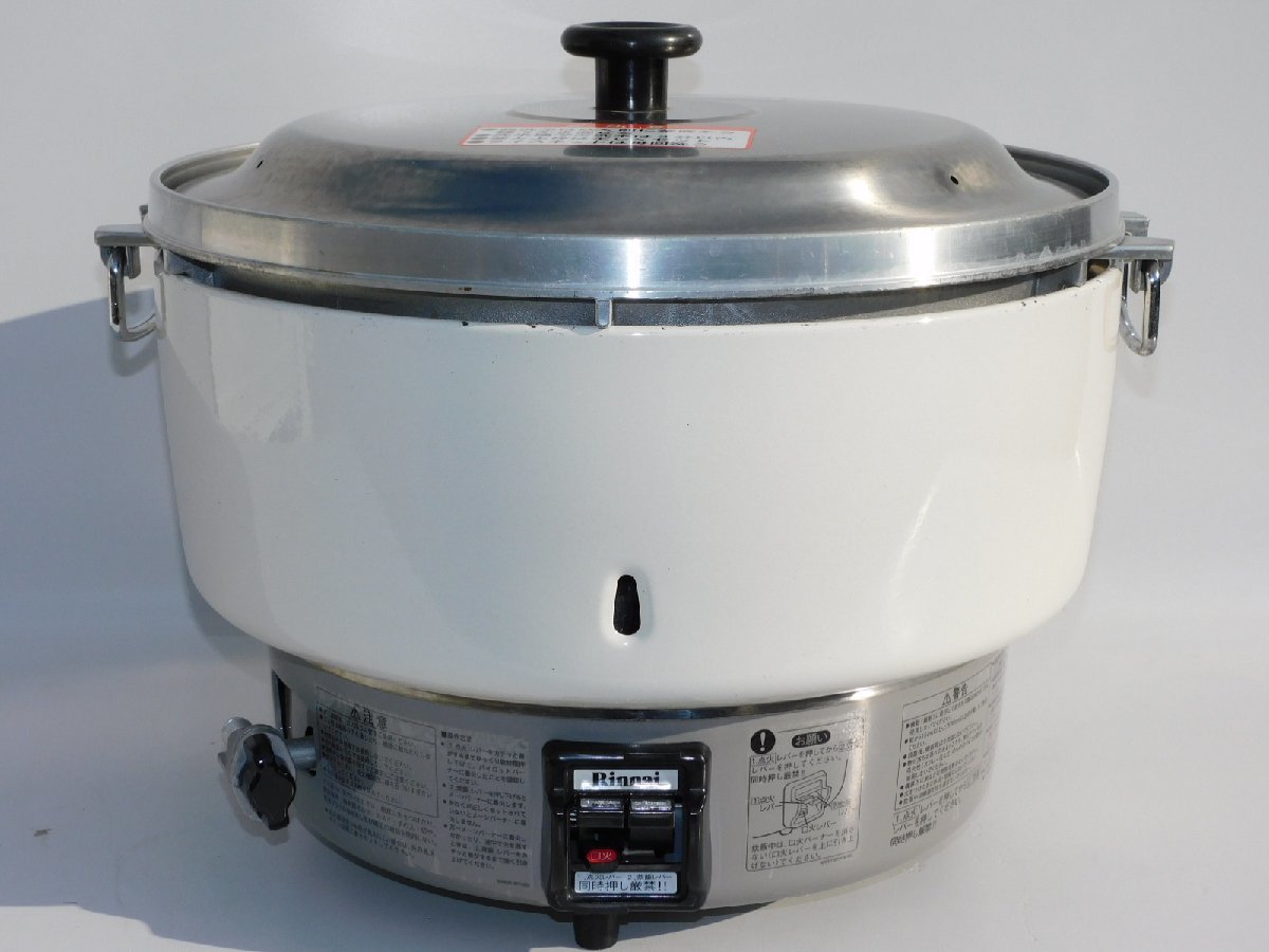 【ハイカロリー用/正常動作品/送料無料/a】リンナイ 業務用炊飯器 RR-40S1 2017年 都市ガス用 4升 8L 大型 中古 厨房