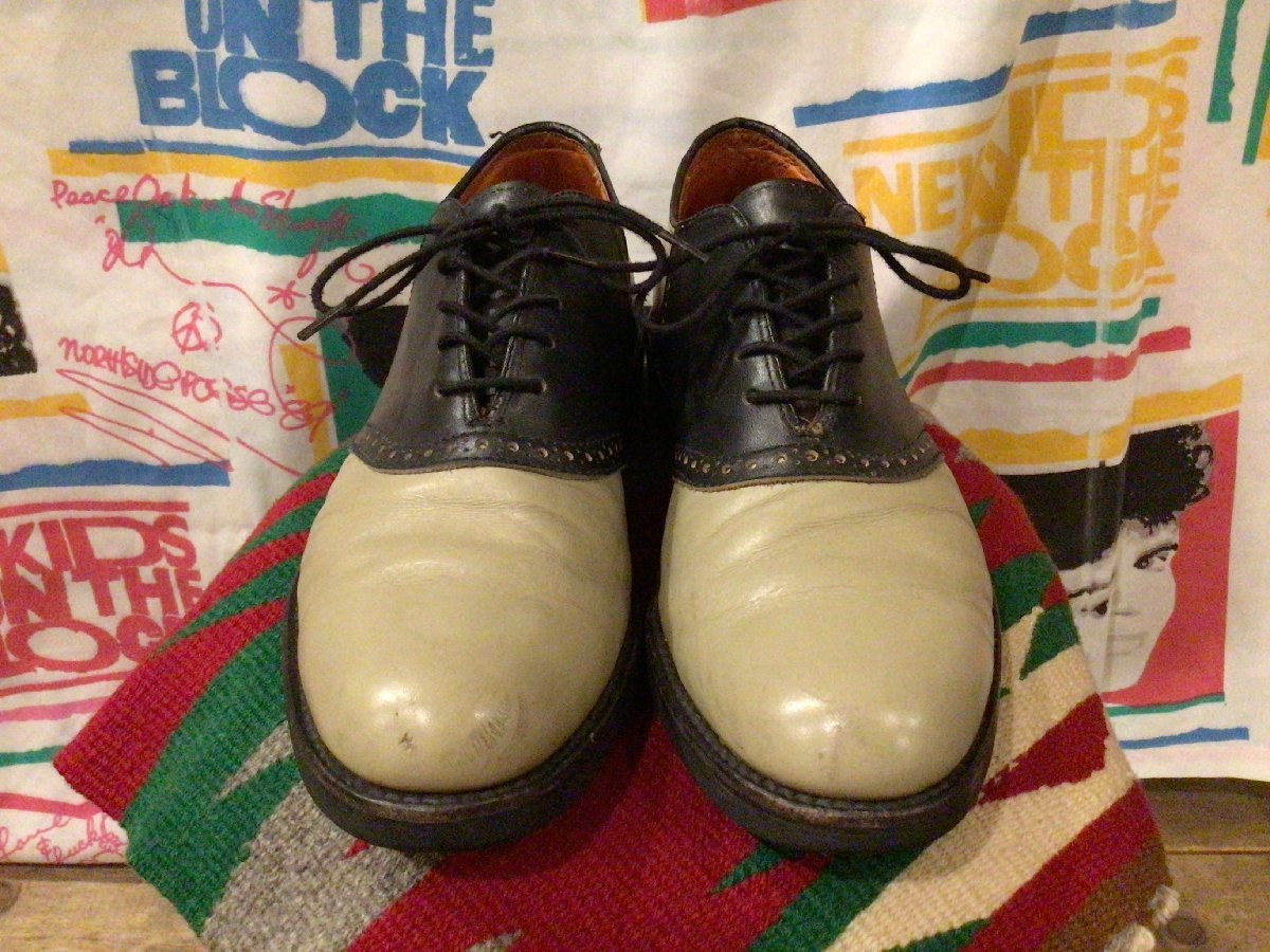 MADE IN USA COLE HAAN SADDLE SHOES SIZE 9 1/2D アメリカ製 コール ハーン サドル シューズ レザー ドレス 革靴_画像1
