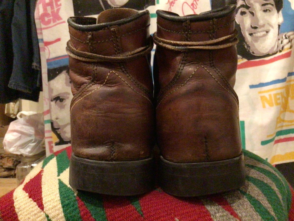THE FRYE COMPANY LEATHER WORK BOOTS SIZE US 10? ザ フライ カンパニー レザー ワーク ブーツ ストレートチップ 革靴_画像2