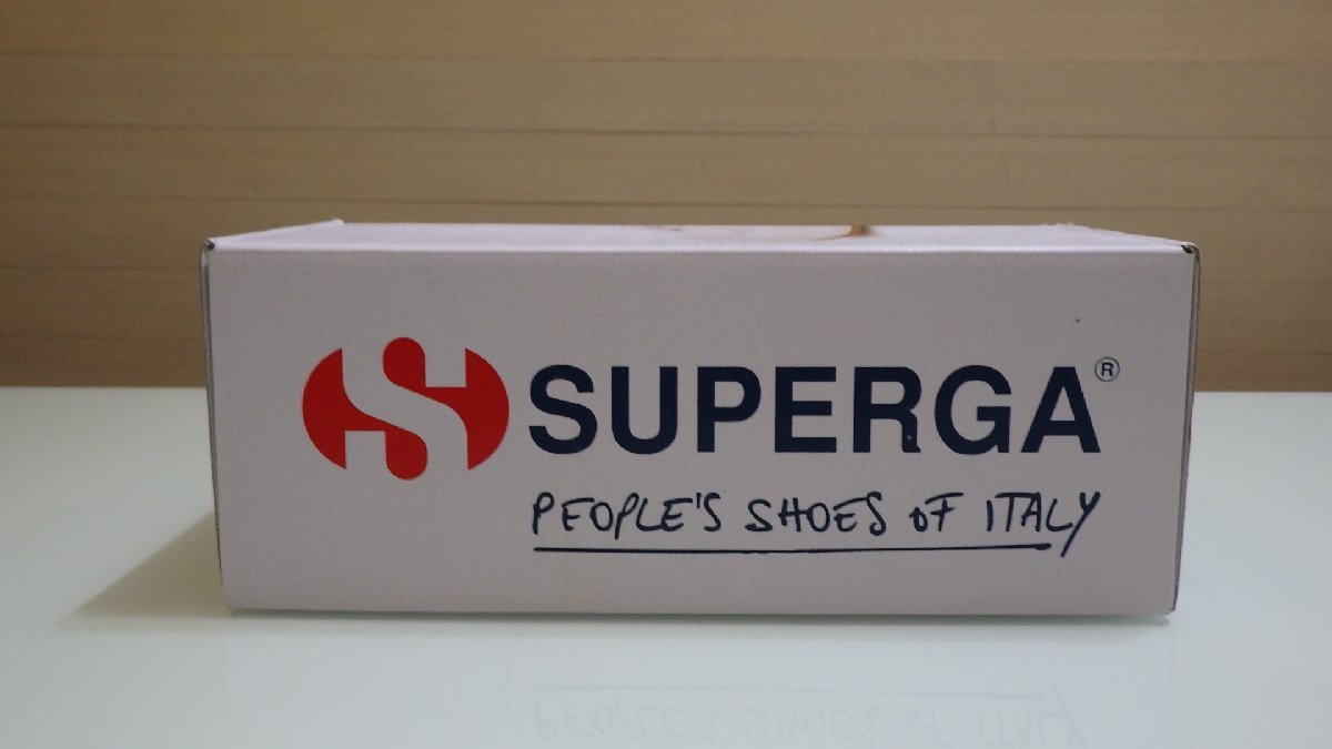 B254-579487 SUPERGA スニーカー GRAYDKSAGE 靴 US/6 JP/23㎝ グレー シューズ コストコ_画像10