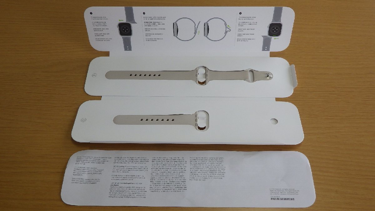 E496-48705〔格安19980円スタート!!〕展示デモ使用品 アップル Apple Watch SE 3K596J/A スターライトスポーツバンド 3J599FE 41mm_画像8