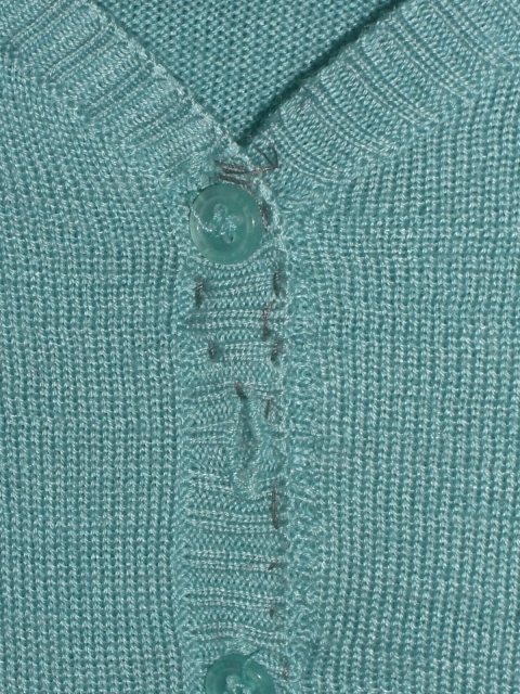  большой размер 9L соответствует мужской свитер светло-зеленый SMILE LAND. часть кнопка шов есть [ мужчина сверху ]