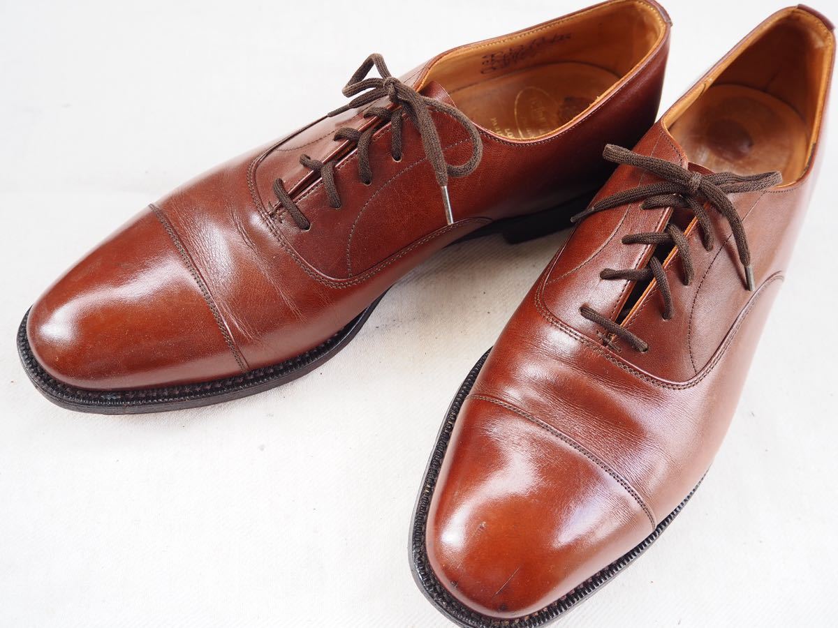 Church’s Balmoral Classic Oxford Shoes 人チャーチ バルモラル クラシックブラウン ドレスシューズ_画像1