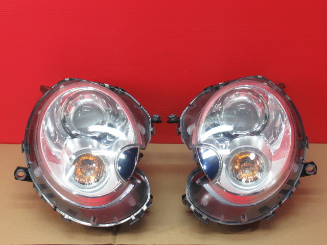 [Rmdup32264] BMW ミニ R56 純正 HID ヘッドライト 左右 セット 極上美品 適合確認可 (R55/R57/SU16/SV16/MF16S/他/キセノン/クーパー/S)_画像1