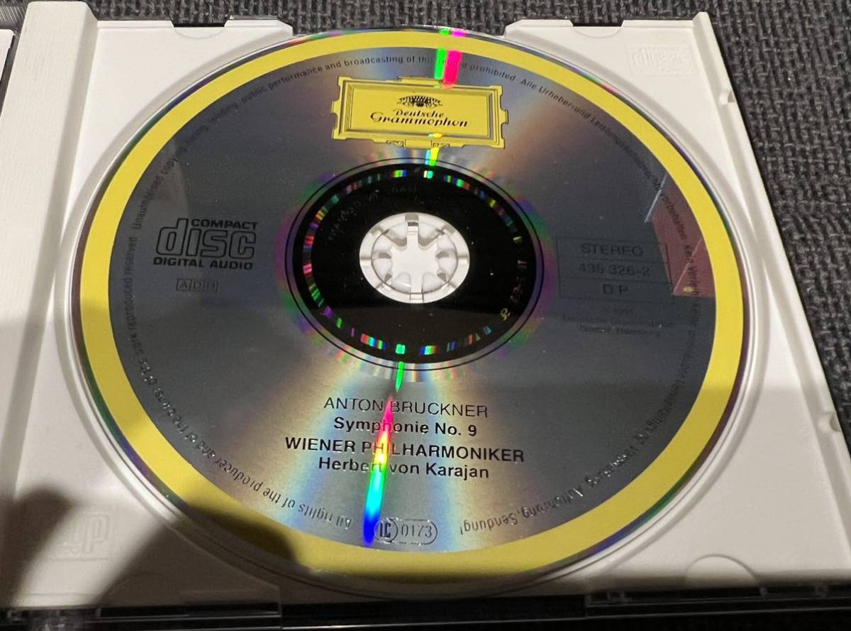 【送料無料】カラヤン/ウィーンフィル　ブルックナー交響曲第9番　1976年ザルツブルクライヴ　DGレーベル　輸入盤CD 中古品_画像5