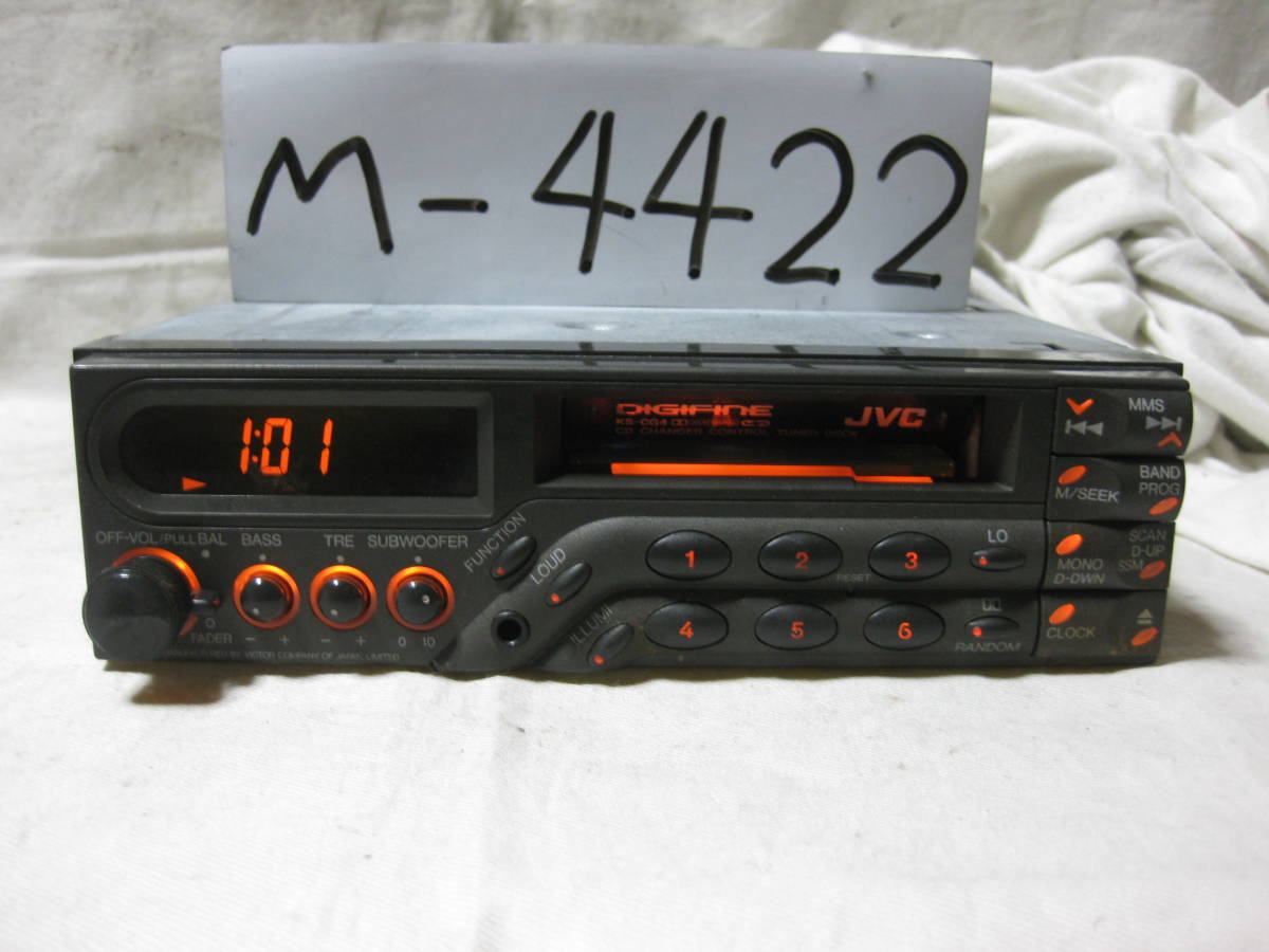 M-4422　JVC　ビクター　KS-CG4　1Dサイズ　カセットデッキ　テープデッキ　アンプレスデッキ　補償付き_画像1