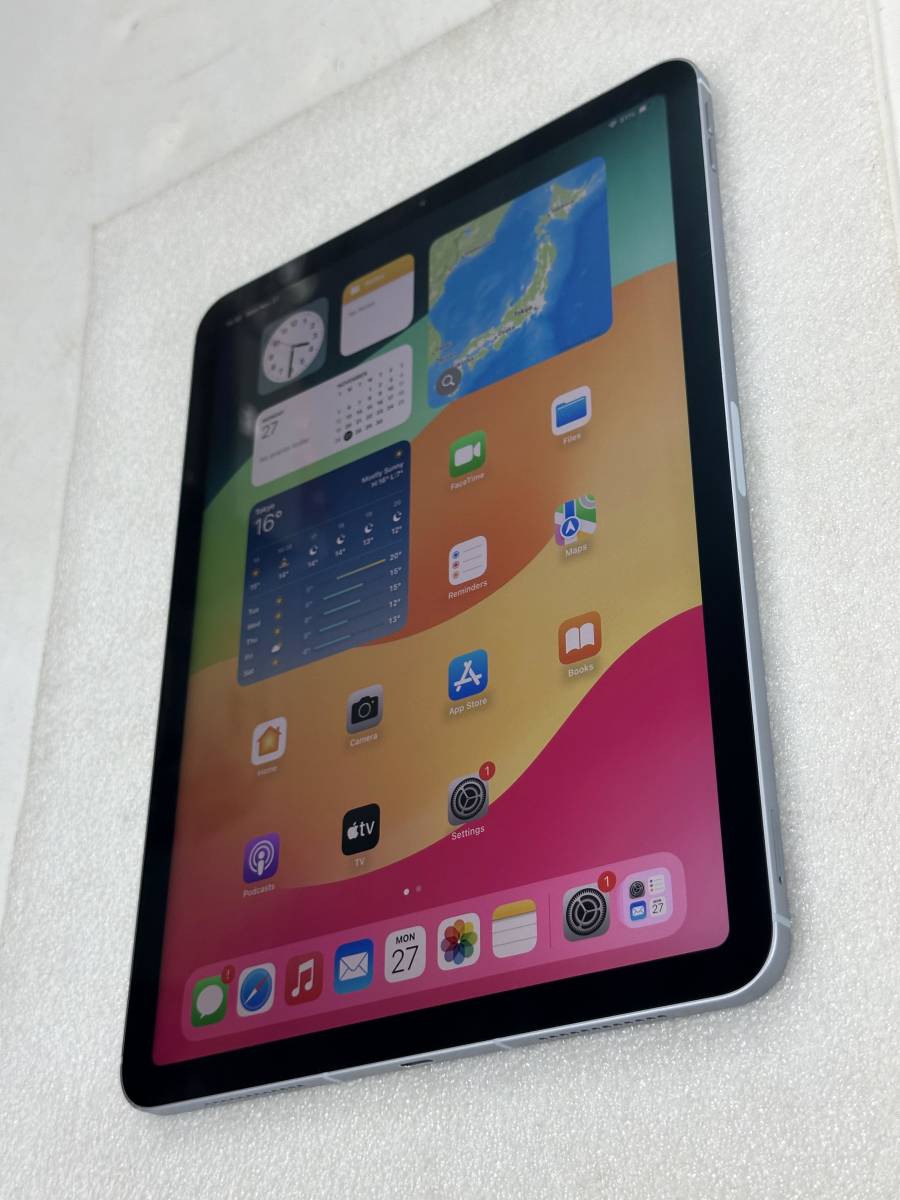 ☆ Apple IPad Air (第4世代) 256GB Wi-Fi + Cellular A2588 スカイ